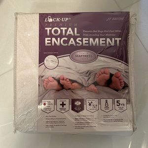 New Lock-up premium total encasement mattress cover Twin XL